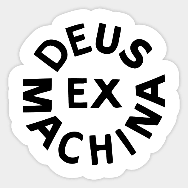 Deus Ex Machina Classic Sticker by loginoch